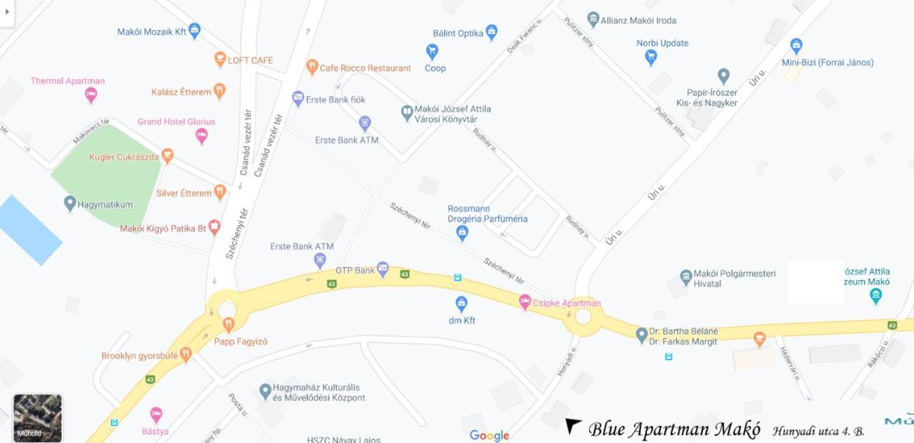 דירות מאקו Blue Apartman מראה חיצוני תמונה